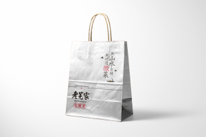 奶茶外賣打包袋設(shè)計印刷案例